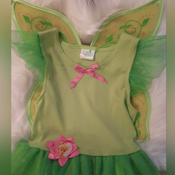 Disney Faries Tinker Bell Dress Costume Child Small (Size 4-6) - Picture 1 of 12